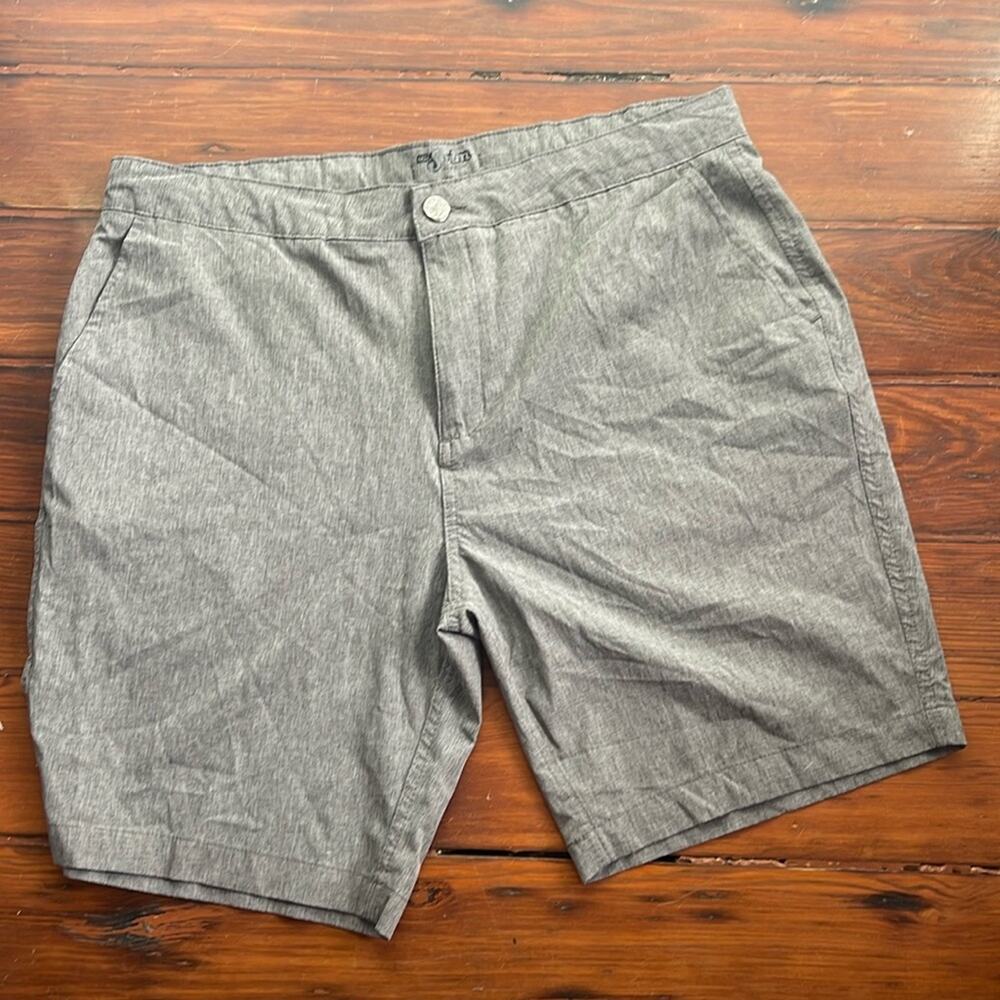 Mr. Swim unlined hybrid flat front quick dry shorts sz 36